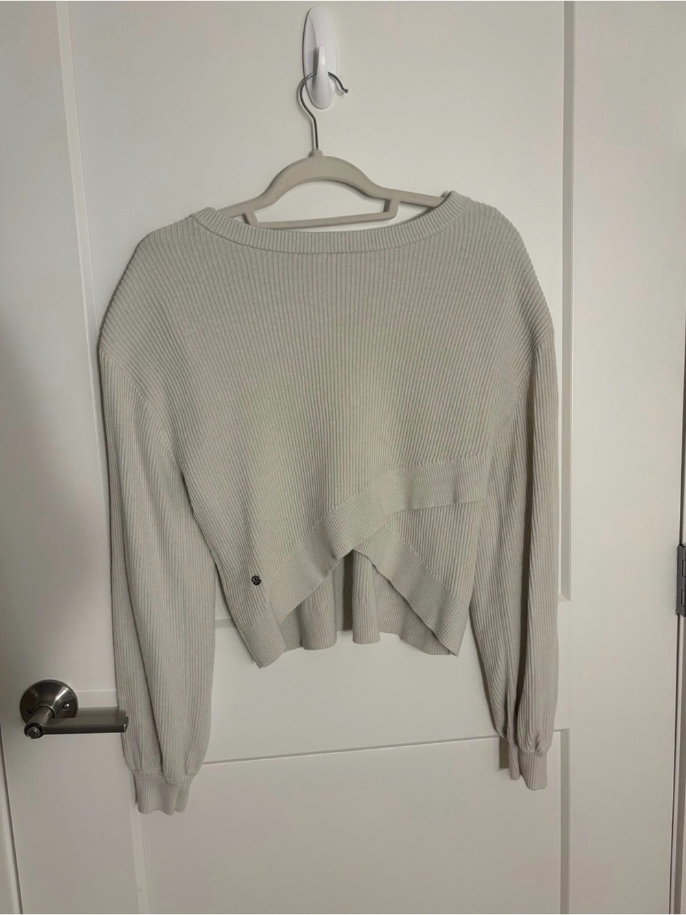 Lululemon Reversible Crossover Sweater Ribbed Boxy Pullover